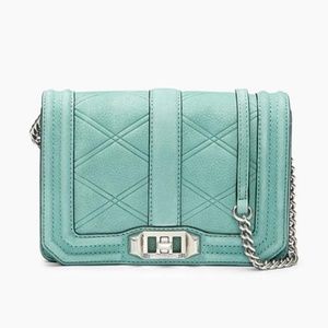 Rebecca Minkoff Small Love Embossed Crossbody